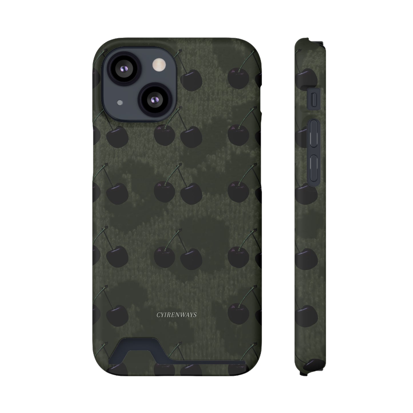 Black Cherri Cheetah (Magsafe Card Holder)