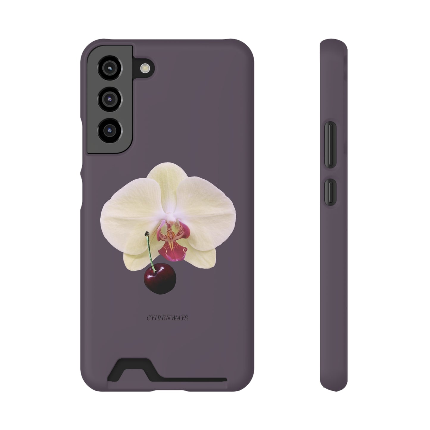 Cherry Orchids (Magsafe-compatible Card Holder)