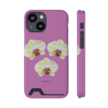 Hot Orchids (Magsafe-compatible Card Holder)