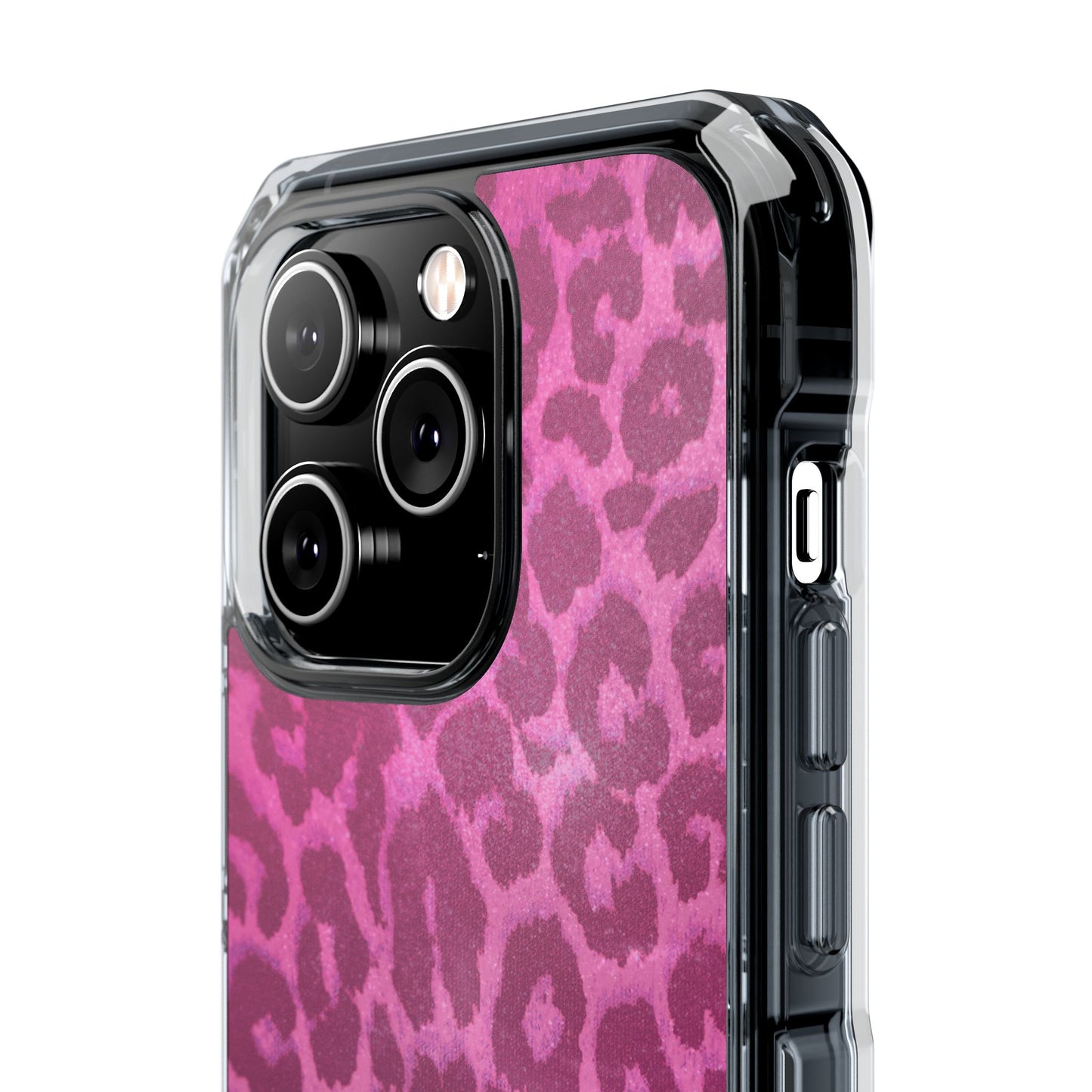 Pink Leopard (Impact-Clear Magsafe-compatible/Magnetic)