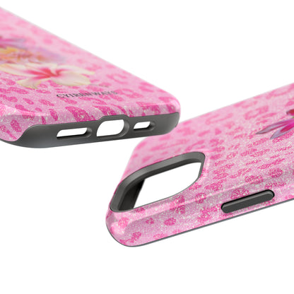 Floral Pink Leopard (Armoured Magsafe)