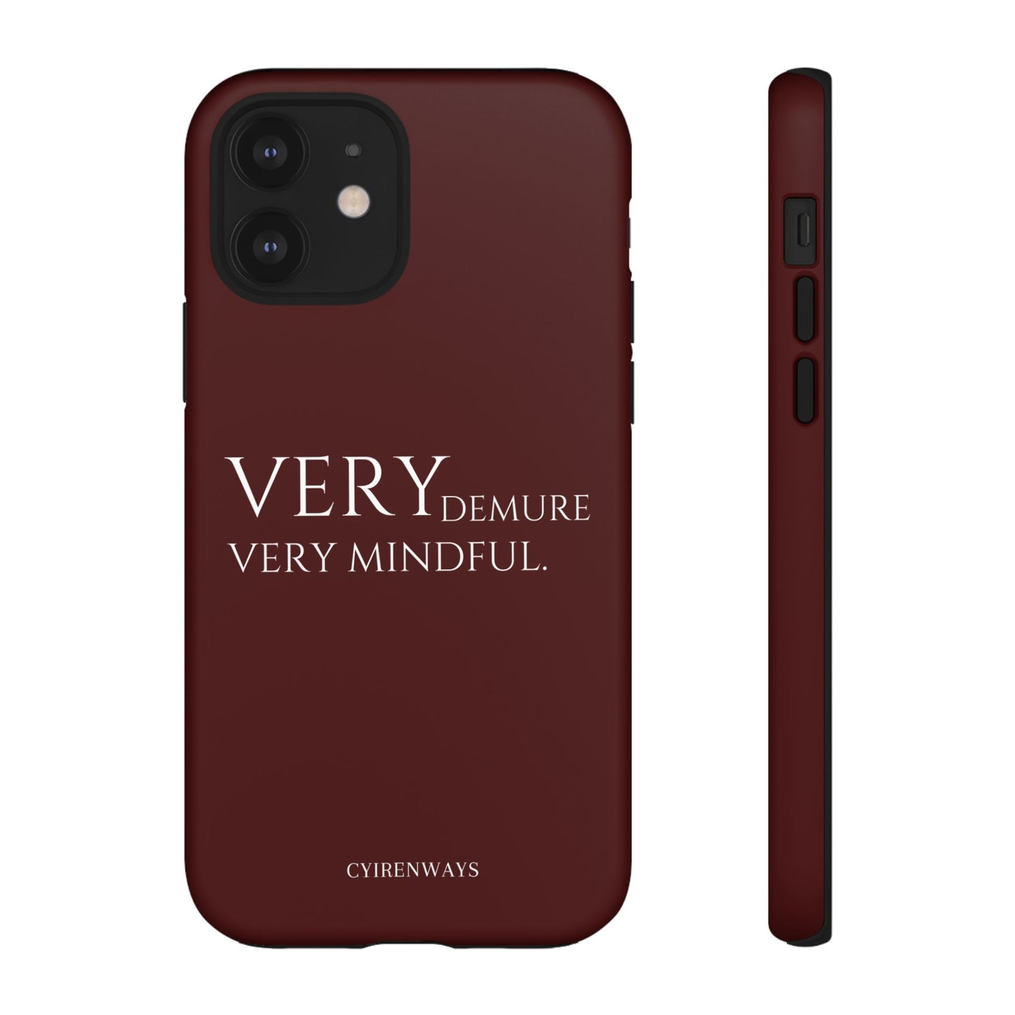 Very Demure, Very Mindful-Rich Crimson (Armoured)