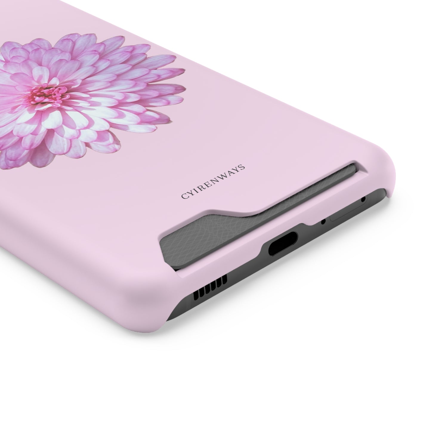 Pink Callistephus (Magsafe-compatible Card Holder)