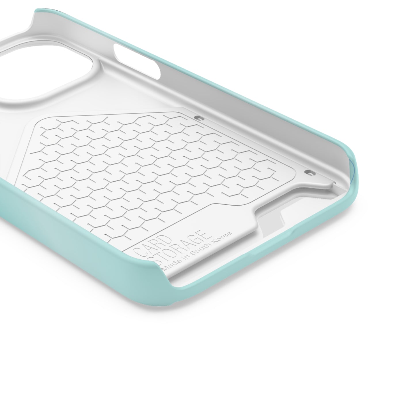 Aqua Heart (Magsafe-compatible Card Holder)