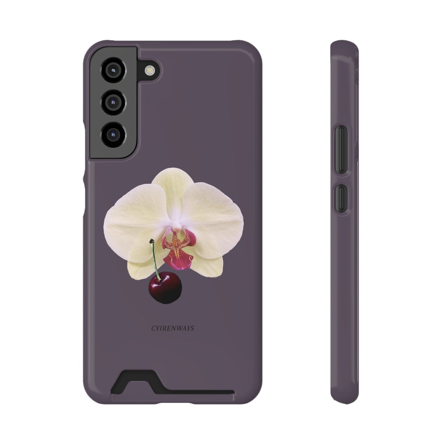 Cherry Orchids (Magsafe-compatible Card Holder)