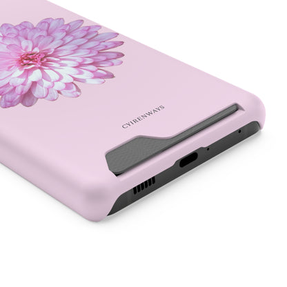 Pink Callistephus (Magsafe-compatible Card Holder)
