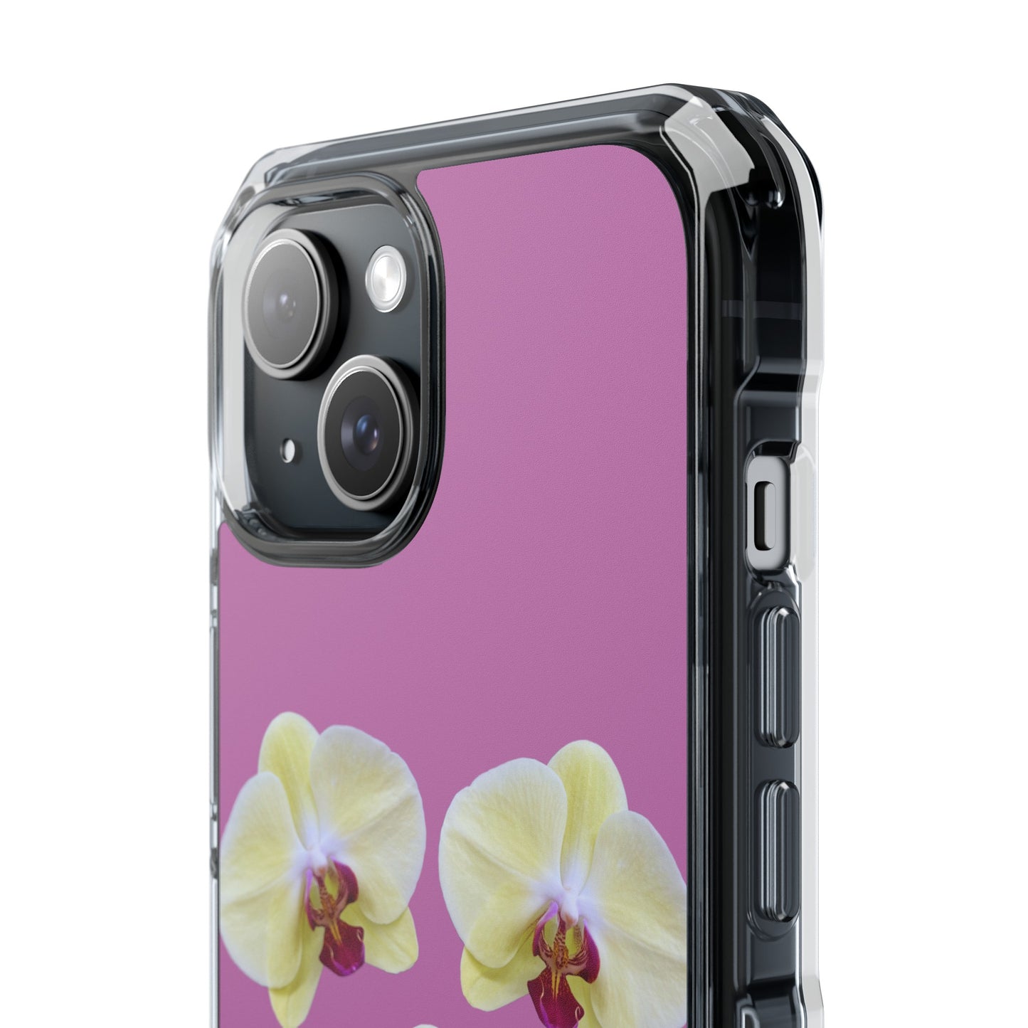 Hot orchids (Impact: Clear Magsafe-compatible/ Magnetic)