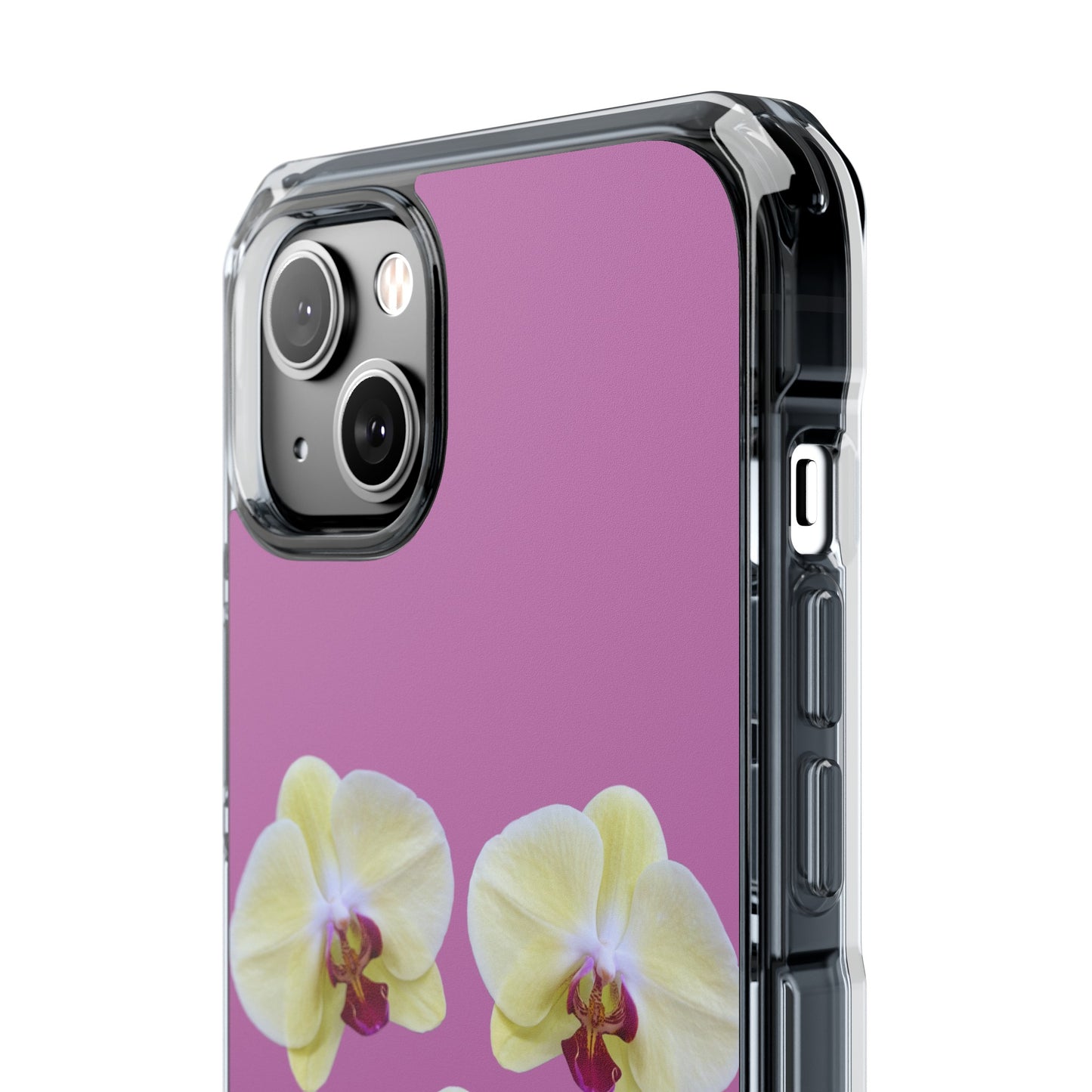 Hot orchids (Impact: Clear Magsafe-compatible/ Magnetic)