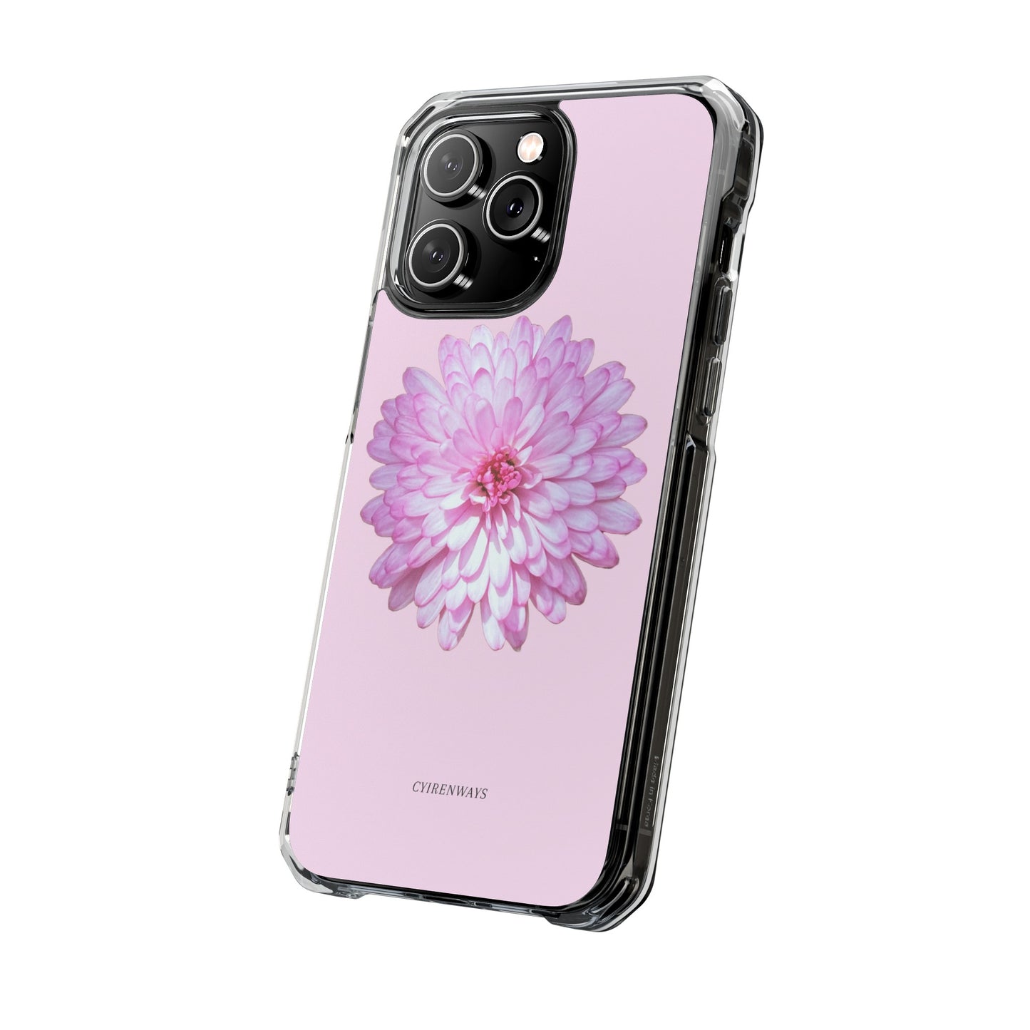 Pink Callistephus (Impact: Clear Magsafe-compatible/Magnetic)