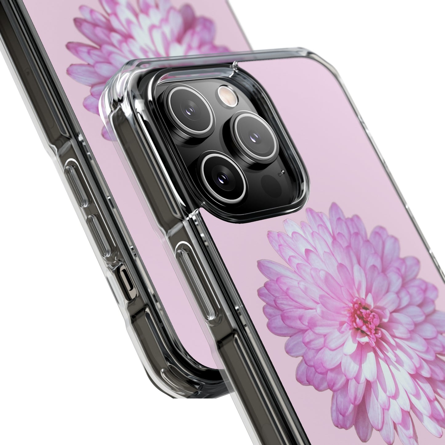 Pink Callistephus (Impact: Clear Magsafe-compatible/Magnetic)