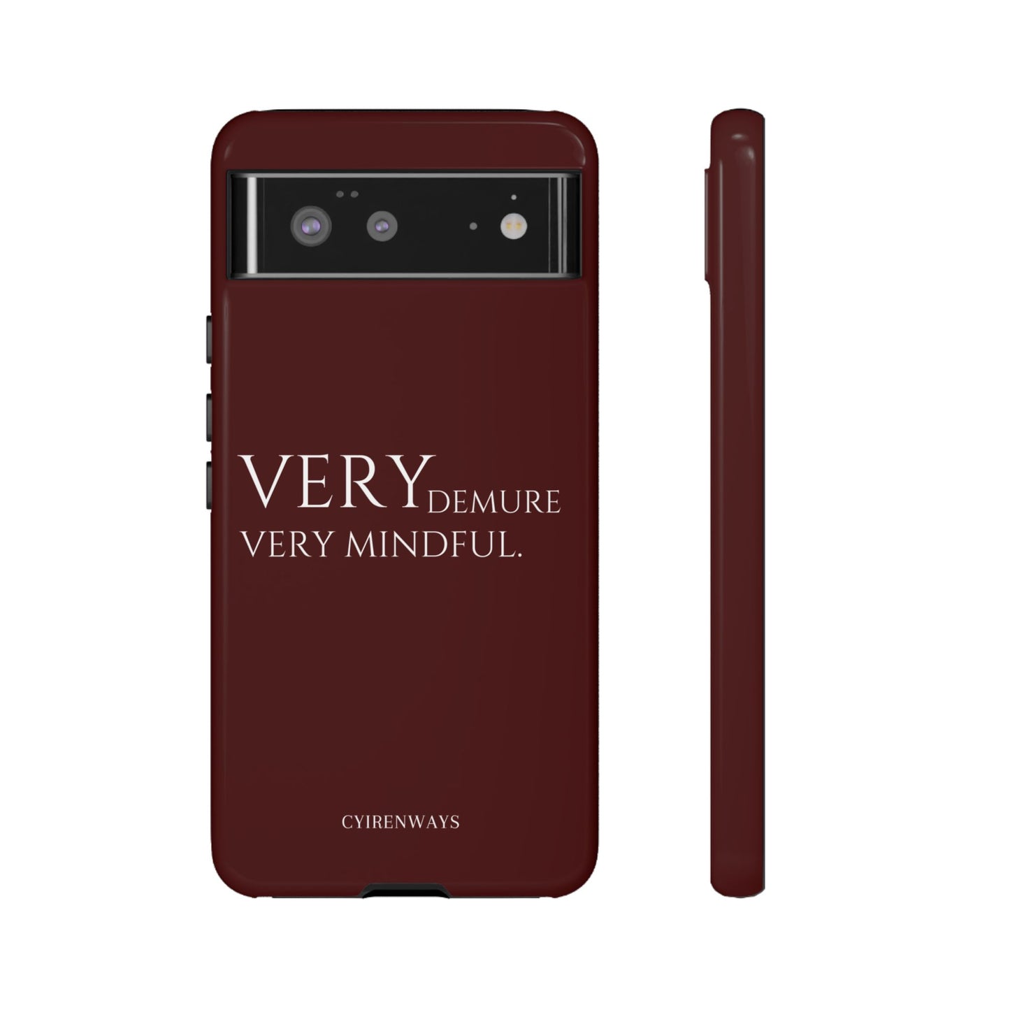 Very Demure, Very Mindful-Rich Crimson (Armoured)