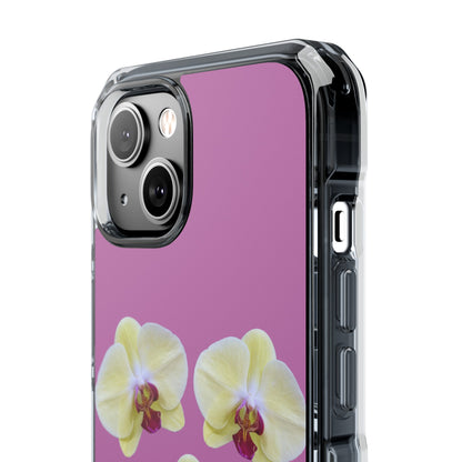 Hot orchids (Impact: Clear Magsafe-compatible/ Magnetic)