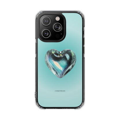 Aqua Heart (Impact: Clear Magsafe/Magnetic)
