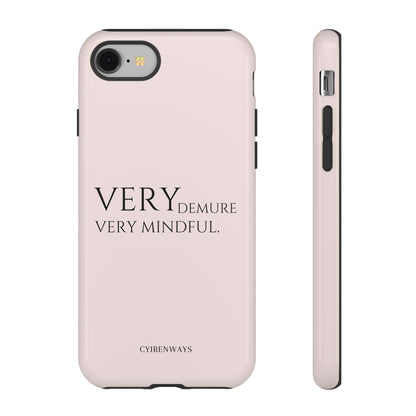 Very Demure, Very Mindful-Cream Elegance (Armoured)