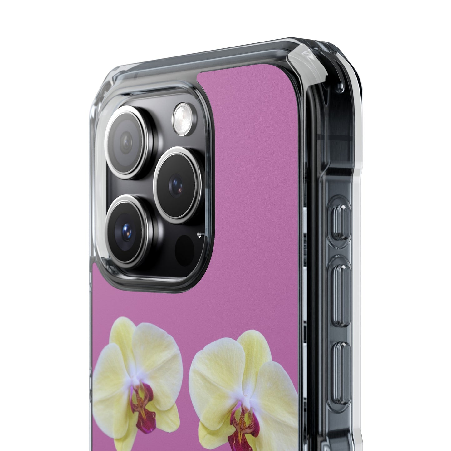 Hot orchids (Impact: Clear Magsafe-compatible/ Magnetic)