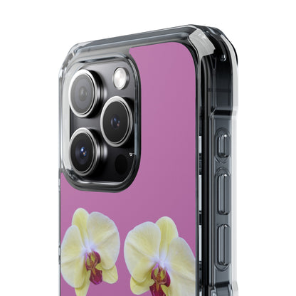 Hot orchids (Impact: Clear Magsafe-compatible/ Magnetic)