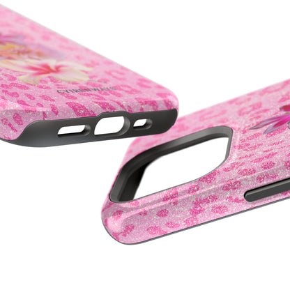 Floral Pink Leopard (Armoured Magsafe)