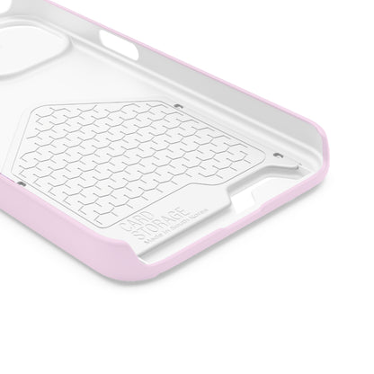 Pink Callistephus (Magsafe-compatible Card Holder)