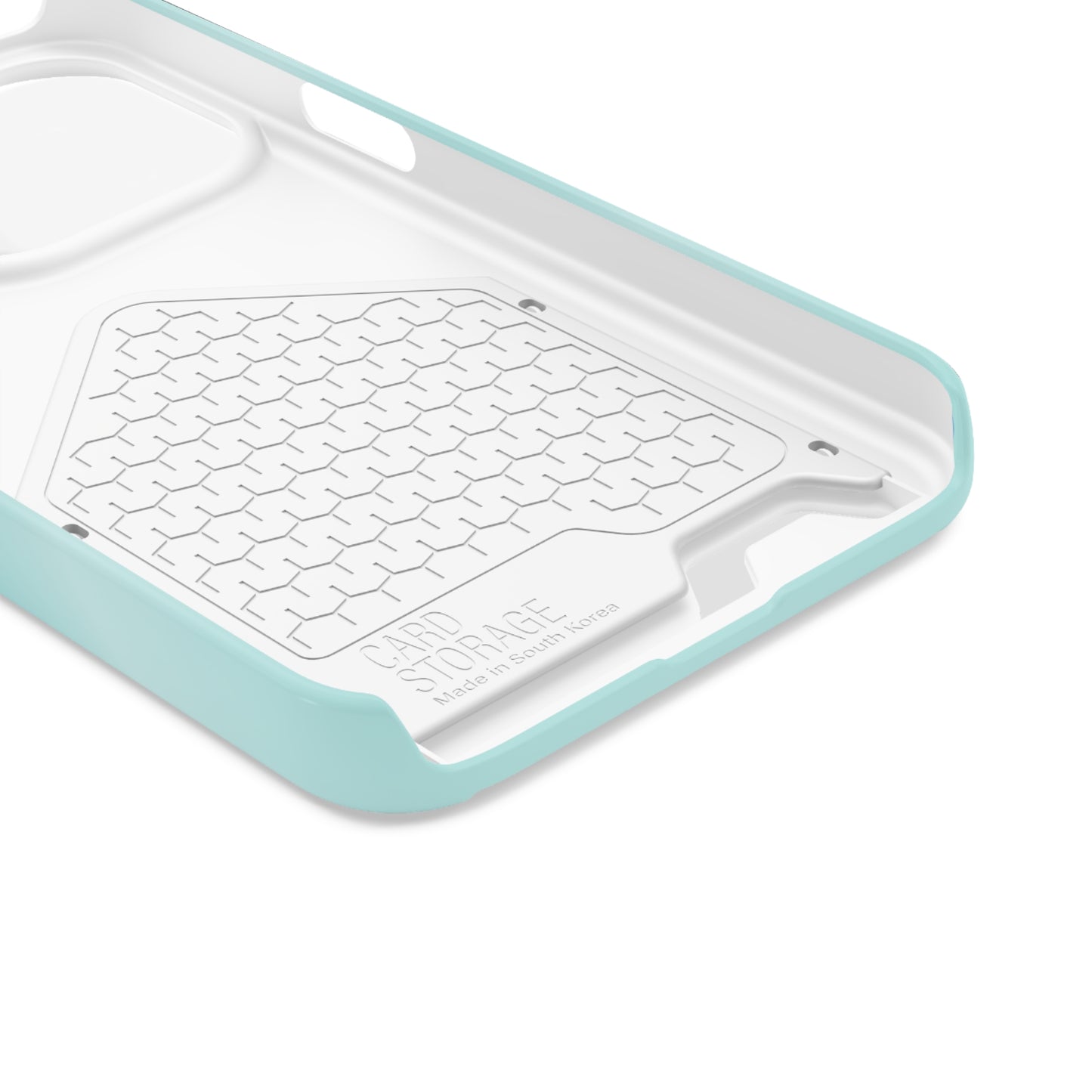 Aqua Heart (Magsafe-compatible Card Holder)