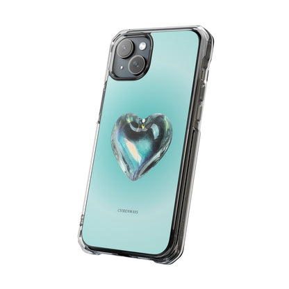 Aqua Heart (Impact: Clear Magsafe/Magnetic)