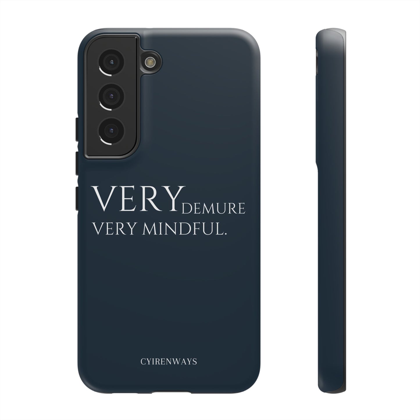 Very Demure, Very Mindful-Navy Blue (Armoured)