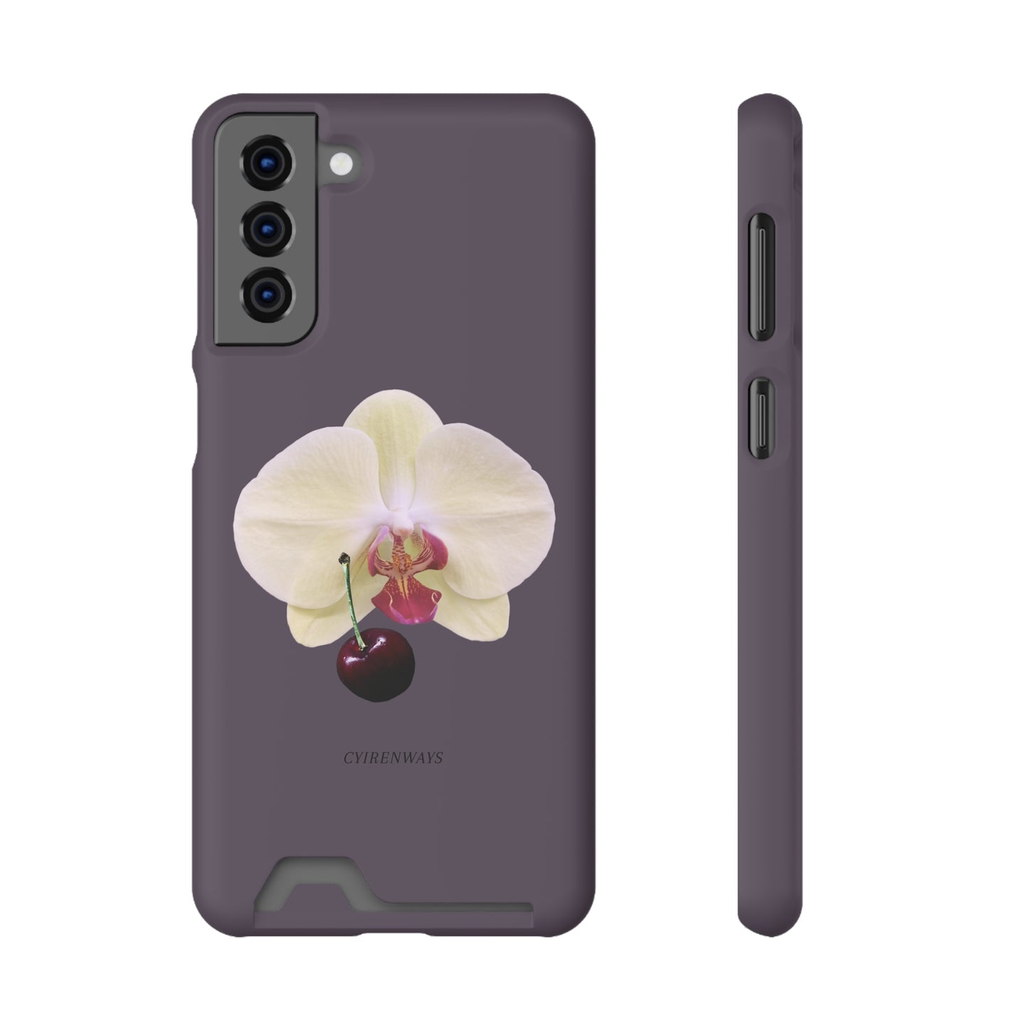 Cherry Orchids (Magsafe-compatible Card Holder)