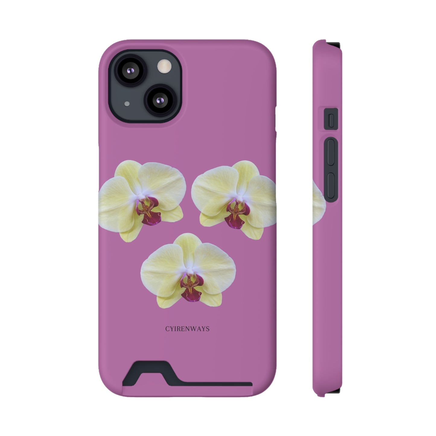 Hot Orchids (Magsafe-compatible Card Holder)