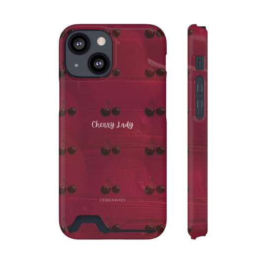 La Cherry Lady (Magsafe-compatible Card Holder)