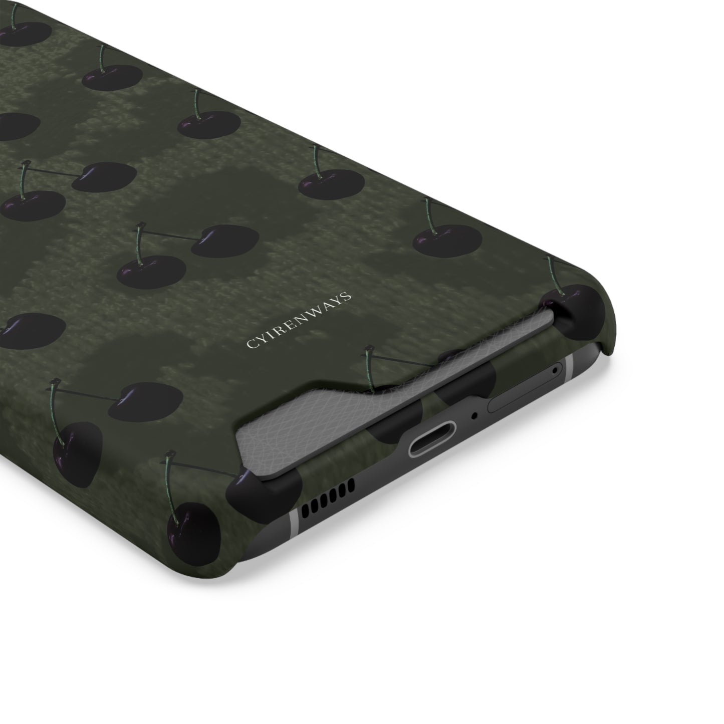 Black Cherri Cheetah (Magsafe Card Holder)