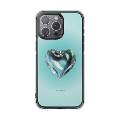 Aqua Heart (Impact: Clear Magsafe/Magnetic)